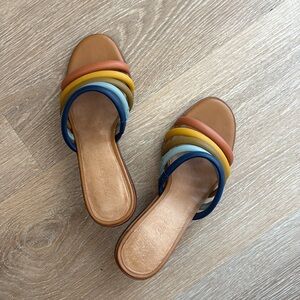Madewell multicolor casual heels